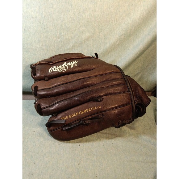 Rawlings Highlight HFP125BRNB 12.5in 3D Brown Leather RHT Throw Baseball Glove - Picture 2 of 4